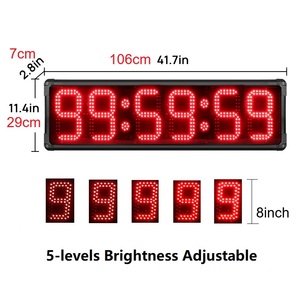 Водонепроницаемые часы YIZHI с двухсторонним дисплеем, 8 дюймов - Product Image 2