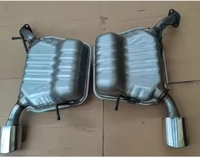 Venta directa de fábrica, accesorios de sistema de escape de coche de alta calidad, silenciador de escape trasero de acero inoxidable Chevrolet Captiva