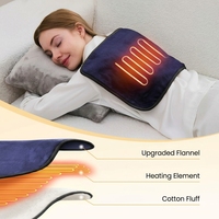 Petit coussin chauffant USB pour les voyages, coussin chauffant électrique portable de type C pour voiture, coussin chauffant miniature fonctionnant sur batterie