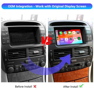 LS 430 Auto Electronics Apple Wireless CarPlay Module para 2003-2007 Lexus Android Auto Integrated Kits con 1 año de garantía - Product Image 2