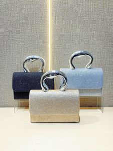 New Cross-border High-class Shiny <b>Small</b> Square PVC Fairy Clutch Crossbody Evening <b>Bag</b> Cover Tanjing - Product Image 4
