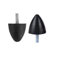 Amortisseur de vibrations conique en caoutchouc de type VP, tampon anti-collision à vis pour moteur, isolation des vibrations et absorption des chocs