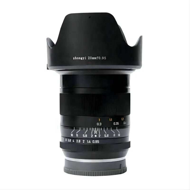 SonyE Canon R용 초대형 조리개 F0.95 20mm 광각 비용 효율적인 APS-C 고정 초점 렌즈