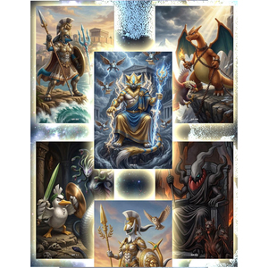 Star Trail Myth Series Shikishi Fan Art Pokemoned Art Boards, Tableros de Arte Impresos a Todo Color, Juego de Mesa de Papel, Regalo Coleccionable de Alta Calidad - Product Image 3