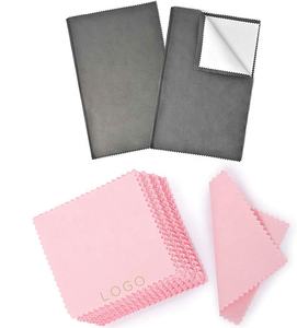 उच्च गुणवत्ता वाले माइक्रोफाइबर ने चांदी पॉलिश सफाई कपड़े के लिए थोक कस्टम ब्रांड मुद्रण - Product Image 3