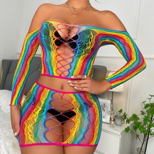 Rave Color Ladies Transparent Dress Lingerie Full Body Women Sexy Nightwear Sexy Dress Sexy Lingerie - Product Image 5