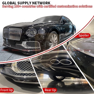 ชุดแต่งตัวถังรถยนต์คาร์บอนไฟเบอร์แบบแห้งสไตล์ W12 สำหรับ Bentley Flying Spur ปี 2020-2025 ประกอบด้วยดิฟฟิวเซอร์หน้า-หลัง สเกิร์ตข้าง และชุดแต่งรอบคัน - Product Image 4