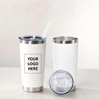 Gobelet isotherme en acier inoxydable 20 oz avec logo personnalisé, vente en gros, isolation sous vide pour les distributeurs