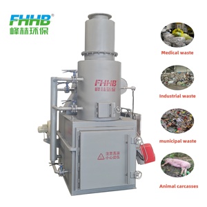 Incinerador de Basura Marca FHHB, Incinerador Pequeño para Residuos Médicos de Hospital, 30kg 50kg 100kg 200kg 300kg 500kg 1000kg - Product Image 1
