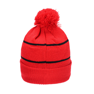 Chất Lượng Cao Mới Phong Cách Thời Trang Dệt Kim Beanie Mũ Tùy Chỉnh Thêu Logo Wovem Nhãn Biểu Tượng Len Và Bông Hat - Product Image 6