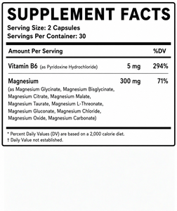Suplemento Dietético OEM 10 en 1 de Magnesio y Vitamina <span class=keywords><strong>B6</strong></span>, Cápsulas de 300 <span class=keywords><strong>mg</strong></span> para Adultos - Product Image 6