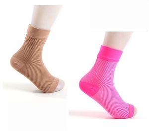 <b>Compression</b> Ankle <b>Socks</b> Breathable Knitted Solid Color Support for Daily Life Casual Wear Thin Spandex Polyester Adult Summer - Product Image 3