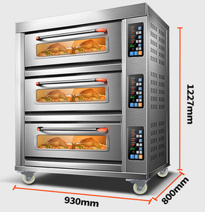 Hornos Industriales Inteligentes Bibo para Hornear Pan y Pasteles, Hornos Comerciales de 3 Niveles y 6 Bandejas para Pizza, para Restaurantes Medianos - Product Image 4