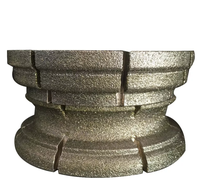 5 pouces CNC profil roue outils diamant segmenté granit meule profil diamant tête de meulage Machine-outil