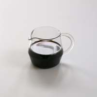 Mini tasse à espresso en verre avec double bec verseur, mug à lait classique réutilisable, résistant à la chaleur, compatible lave-vaisselle et micro-ondes