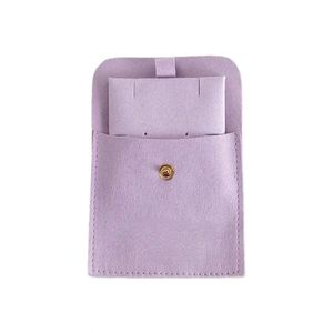 Sacs d'emballage pour bijoux en velours doux avec logo personnalisable pour le rangement des bagues et des boucles d'oreilles, sacs à bijoux, pochon à bijoux - Product Image 3