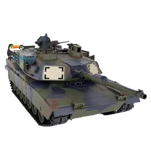 Heng uzun 1/16 7.0 FPV kamera plastik M1A2 Abrams RC tankı 3918 şanzıman Recoil şanzıman tekerlekler avara makinesi