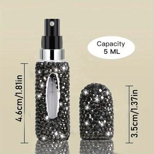 5ml köpüklü parfüm Atomizer seyahat taşınabilir kristal doldurulabilir parfüm şişesi sprey pompası boş kozmetik konteyner - Product Image 5