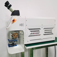 NOUVEAU Machine à souder au laser avec table rotative Mini machine à souder automatique portable en acier inoxydable pour bijoux en or Soudeuse laser à fibre par points