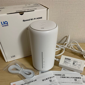 au Speed Wi-Fi HOME L02 ホワイト HWS33 HUAWEI　新品 : Speed Wi-Fi HOME L02 white UQ版 白 : パソコン・周辺機器