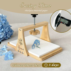 เครื่องกดดอกไม้แฮปปี้นิต ทำจากไม้ ใช้สำหรับงานฝีมือและทำตัวอย่าง - Product Image 4