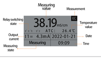 Acide chlorhydrique SJG-2083 en ligne HCL acide sulfurique H2SO4 liquide acide industriel alcalin contrôleur de Concentration analyseur de compteur