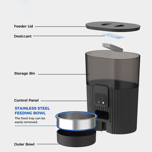 Distributore Automatico di Cibo per Cani e Gatti 3L Compatibile con WiFi Alexa Echo Dispenser Programmabile Ciotola in Acciaio Inox 10 Pasti al Giorno - Product Image 6