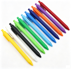 Stylo Gel Rétractable Promotionnel pour Entreprises, Encre Gel Couleur Bonbon avec Revêtement Pulvérisé, Stylo Publicitaire Personnalisé avec Logo - Product Image 1
