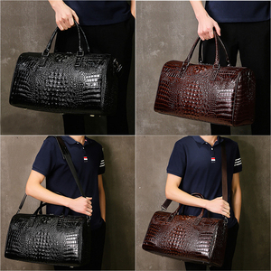 Nouvel ensemble de sacs de <span class=keywords><strong>voyage</strong></span> de luxe en cuir de vache véritable pour <span class=keywords><strong>homme</strong></span>, grande capacité, <span class=keywords><strong>sac</strong></span> à bandoulière portable de marque - Product Image 5