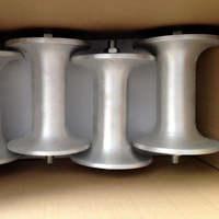 Rouleaux de guidage droits en aluminium pour le tirage de câbles électriques souterrains