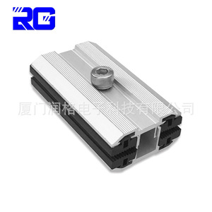 Pince de fixation pour panneau solaire en aluminium, surface anodisée, pour système de montage solaire - Product Image 2