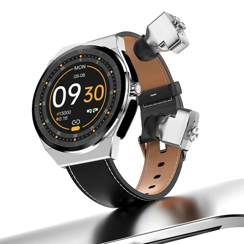 Jm08 novo smartwatch 2 em 1, smartwatch esportivo para homens e mulheres, com fones de ouvido, sem fio, smartwatch bt5.0