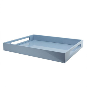 Large Ottoman <strong>Tray</strong> with Handles Spill Proof Serving <strong>Tray</strong> Organizer <strong>Tray</strong> <strong>Decorative</strong> <strong>for</strong> Living Room Bedroom Kitchen - Product Image 1