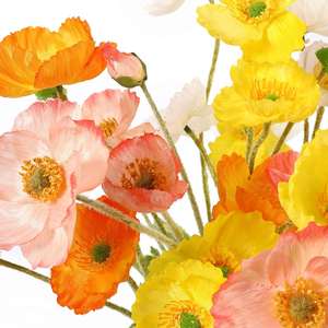 Flores Artificiales al por Mayor, 3 Cabezas, Tacto Real, Margarita, Crisantemo, Cosmos Bipinnatus, Galsang, para Decoración de Bodas y Hogar - Product Image 3