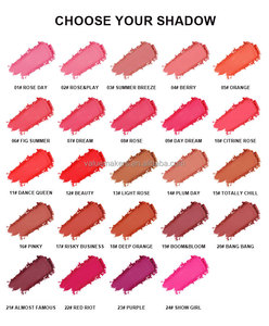 Personaliza tu logotipo single Mini <span class=keywords><strong>Blush</strong></span> pigmentado mejilla polvo rubor rosa y naranja dulce colorete cara vegana maquillaje colorete - Product Image 5