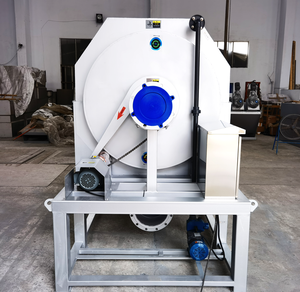 Xi lanh quay Loại 304 thép không gỉ trống Màn hình máy lọc với máy bơm cho xử lý nước thải - Product Image 5