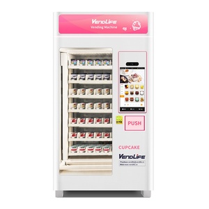 Sistema de elevación Refrigerador Alimentos y bebidas Máquina Expendedora de pasteles y ensaladas - Product Image 2