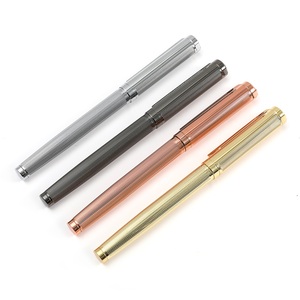 Pluma estilográfica de latón grabado galvanizado de lujo MAXERY de alta calidad para regalo de Navidad de negocios - Product Image 1