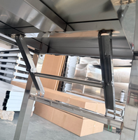 Table pliante en acier inoxydable de qualité commerciale, table de travail pliable robuste pour cuisine et restaurant