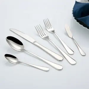 DAOQI FLATWARE OEM Mirror Silver Günstiges Besteck aus Edelstahl Besteck für Restaurant/Hotel/Kantine/Esszimmer