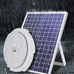 Waterproof Ip65 <strong>Outdoor</strong> Garden Indoor 50w 100w 150w 200w 300w Intelligent <strong>Solar</strong> Led Ceiling <strong>Light</strong> With <strong>Solar</strong> Panel - Product Image 5