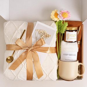 Coffret <span class=keywords><strong>cadeau</strong></span> <span class=keywords><strong>personnalisé</strong></span> écologique avec impression UV, logo couleur <span class=keywords><strong>personnalisé</strong></span> - <span class=keywords><strong>Panier</strong></span> de soins personnels pour femmes, pour une prompte guérison - Product Image 3