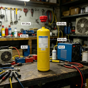 <span class=keywords><strong>Bouteille</strong></span> <span class=keywords><strong>de</strong></span> gaz réfrigérant vide <span class=keywords><strong>de</strong></span> 1L conforme aux normes EN ISO11118/DOT39 avec valve pour R134a R404a R410a <span class=keywords><strong>R32</strong></span> - Product Image 1