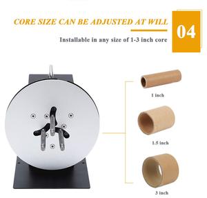 R9手動速度調整前および逆自動同期リワインダーバーコードラベルプリンター紙リサイクル機 - Product Image 6