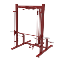 Équipement de gym professionnel DFT-1311 : Machine multifonctionnelle de fitness, Lat Pulldown, Rameur, Smith Machine, Power Rack