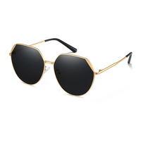 Lunettes de soleil polarisées pour femmes, style œil de chat, protection UV400, lunettes de soleil rétro, monture en métal, lunettes de soleil pour la conduite en plein air, les voyages