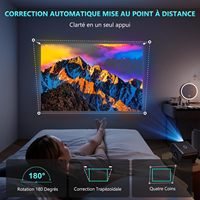 Projecteur pour usage domestique Support haute définition pour l'imagerie 4K Projection sans fil pour téléphones mobiles Projection 1080P pour les murs