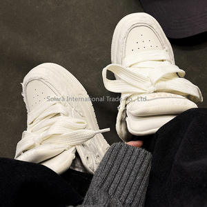 Chaussures de course basses pour couple, été, homme et femme, cuir véritable, toile supérieure, semelle intermédiaire en caoutchouc, imperméables, respirantes - Product Image 4