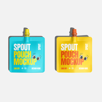 Pochettes Bec Verseur Doypack à Impression Personnalisée en Feuille d'Aluminium pour Recharges Liquides de Cosmétiques – 10ml, 20ml, 30ml, 50ml
