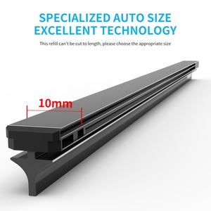 ASLAM FR FRONT WINDSHIELD WIPER <b>RUBBER</b> INSERTS REFILLS for Honda CR-Z 2011-2016 - Product Image 3